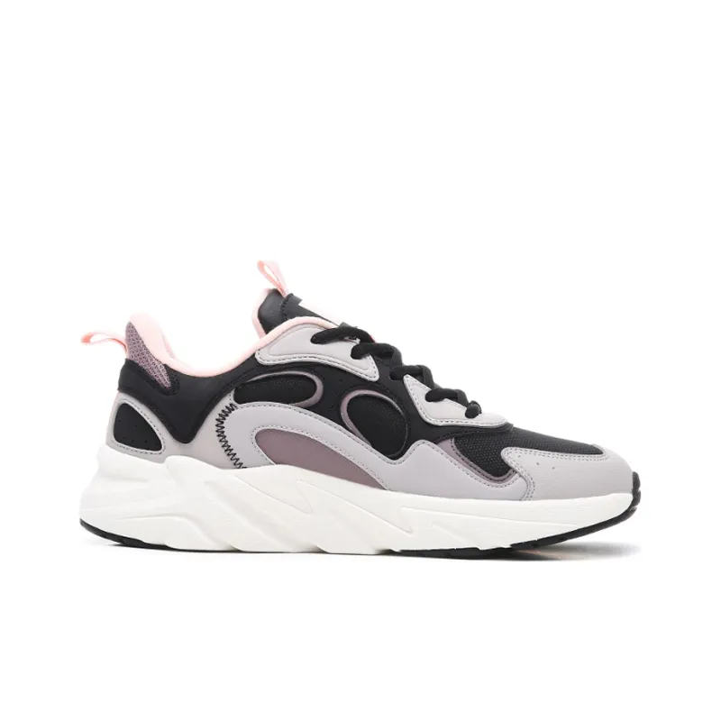 Erke Cushioning Anti Slip And Wear Resistant Low Top Casual Running Shoes Women's Sand-1