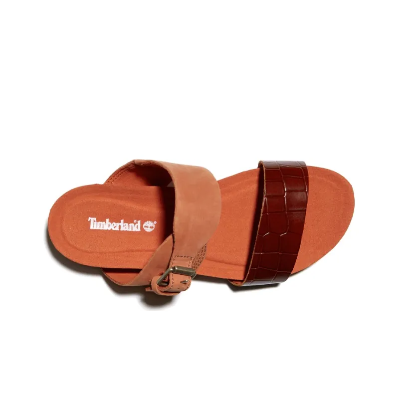 Timberland Malibu Waves Slide Slippers Women's Russet-2