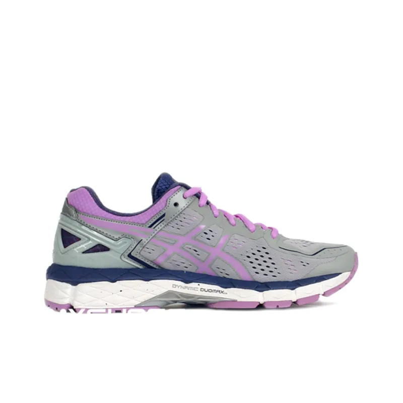 Asics Gel-Kayano 22 Breathable And Wear-resistant Low-Top Running Shoes Women's Gray Purple-1