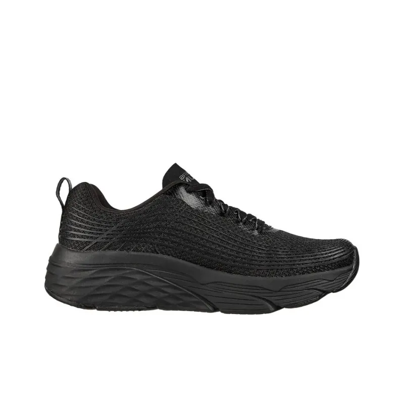 Skechers Max Cushioning Running Shoes Women's Low Top Pure Black-1