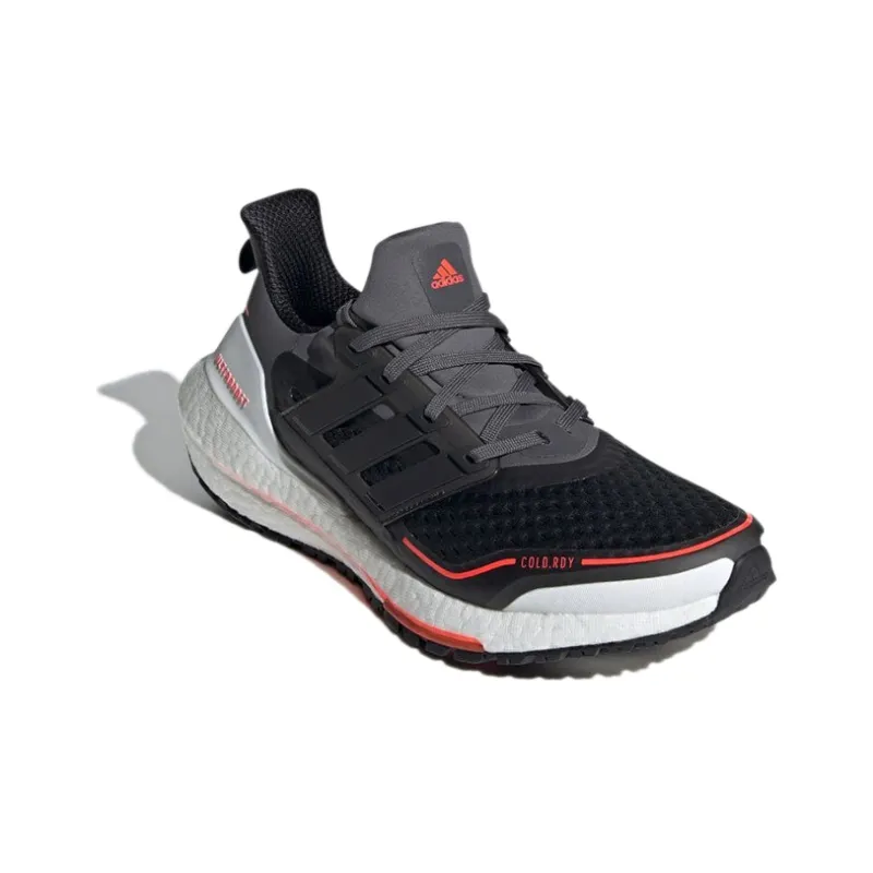 Adidas Ultra Boost 21 Cold.RDY Grey Black Solar Red-2