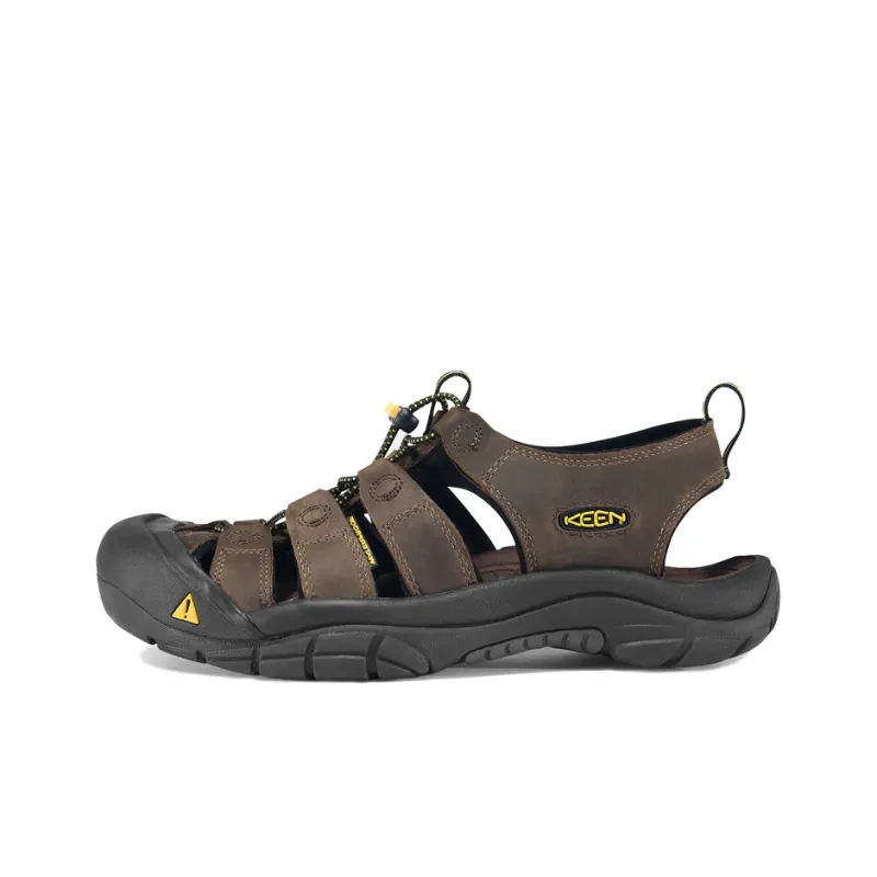 KEEN Newport Breathable And Wear resistant River Trekking Shoes Men's Bison Brown-0