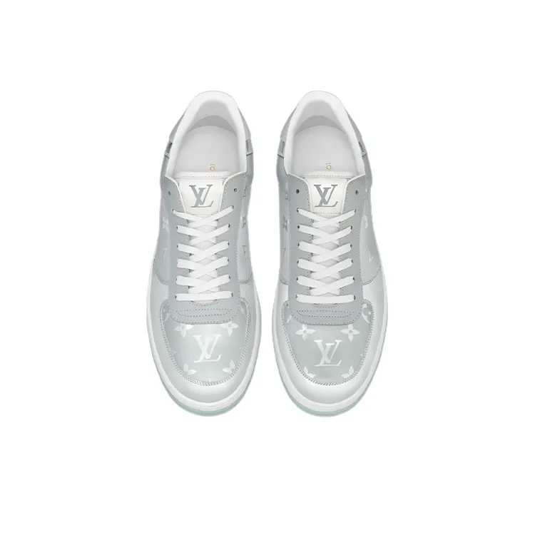LOUIS VUITTON Rivoli Sneakers 'Silver Monogram'-3