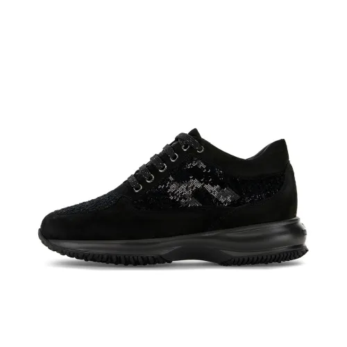HOGAN Interactive Casual Shoes Women's Low-Top Black