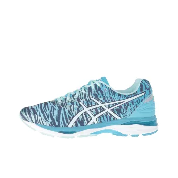 Asics Gel-Cumulus 18 BR Wear-Resistant Low-Top Running Shoes Women's Lake Blue