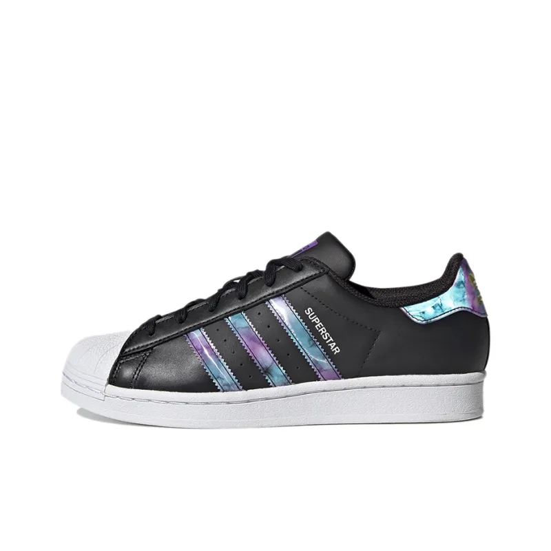Adidas Originals Superstar 'Black White Purple' Women's-0