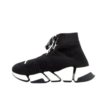 Balenciaga Speed 2 Lace Up Trainer 'Black White'