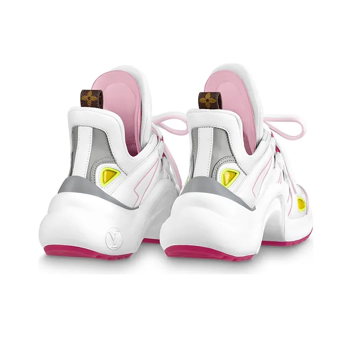 LOUIS VUITTON Archlight 1.0 Sneakers 'White Pink Red' Women's-4