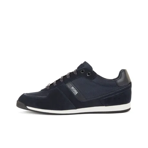 HUGO BOSS Casual Shoes Men Low-Top Dark Blue