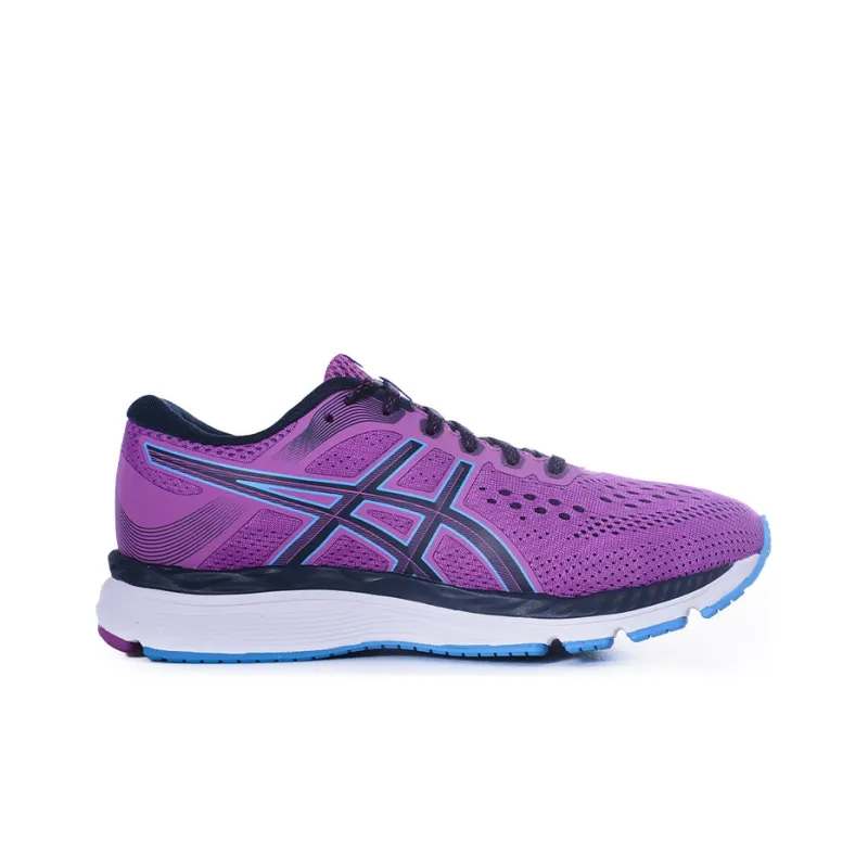 Asics Durable Breathable Low-Top Running Shoes Women's Purple Black-1