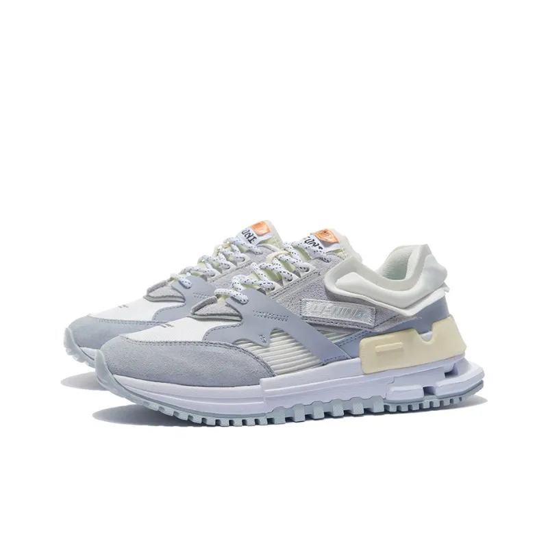 LiNing 001 Casual Shoes Women's Low Top Dawn Gray/Ecru-2