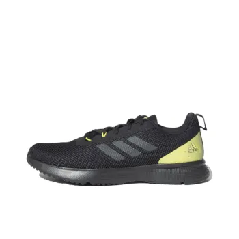 Adidas Glowrun Glowrun Reflective Wear-Resistant Low-Top Running Shoes Men's Black Yellow