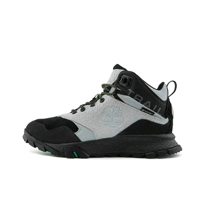 Timberland Garrison Trail Waterproof Mid Hiker Boots 'Gray Black'-0
