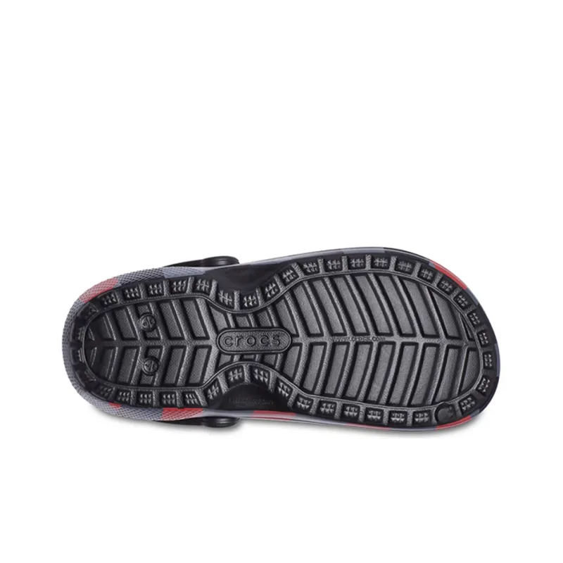 Crocs Classic Clog Clogs Unisex Black Red Gray-6