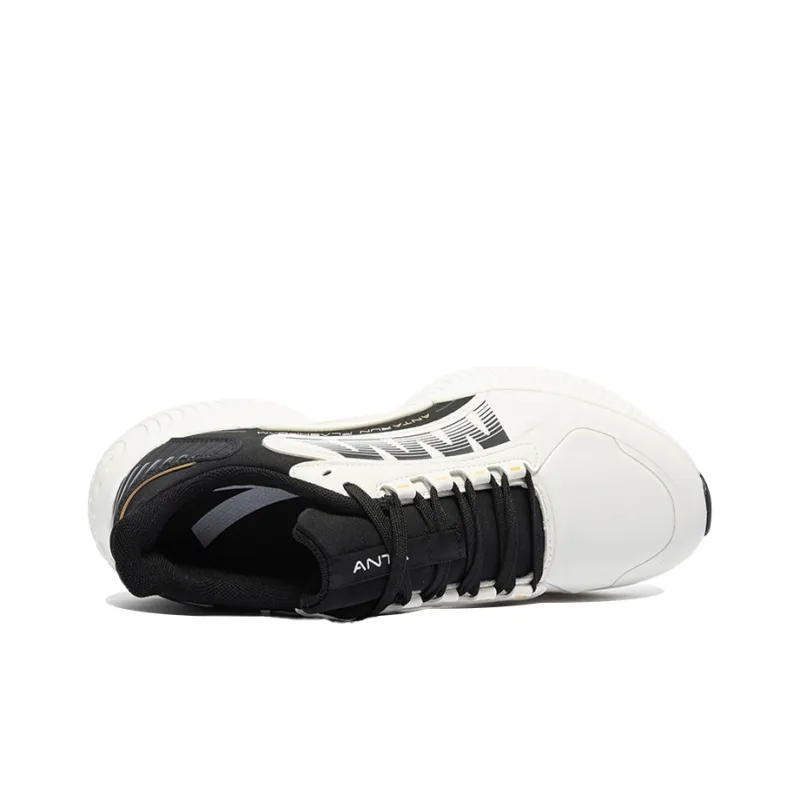 Anta Running Collection Low Top Running Shoes Men's White Black-3