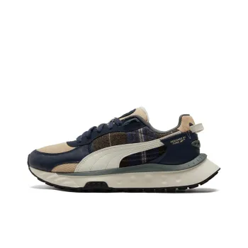 PUMA Wild Rider Flannel 'Blue Cream White'
