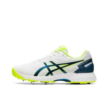 Asics 350 Not Out FF Wear-Resistant Low-Top Running Shoes Men's White Blue Yellow