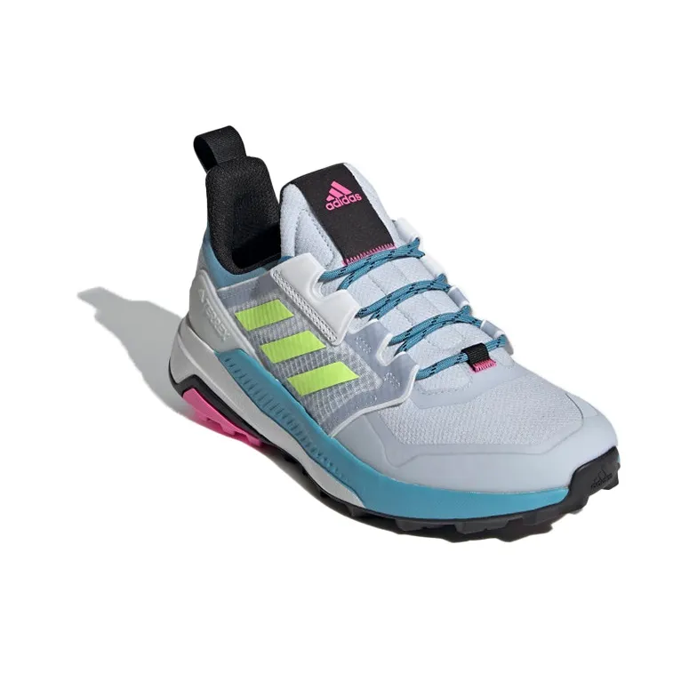 Adidas Terrex Trailmaker Breathable Low-Top Outdoor Shoes Women's Blue Gray Green-2