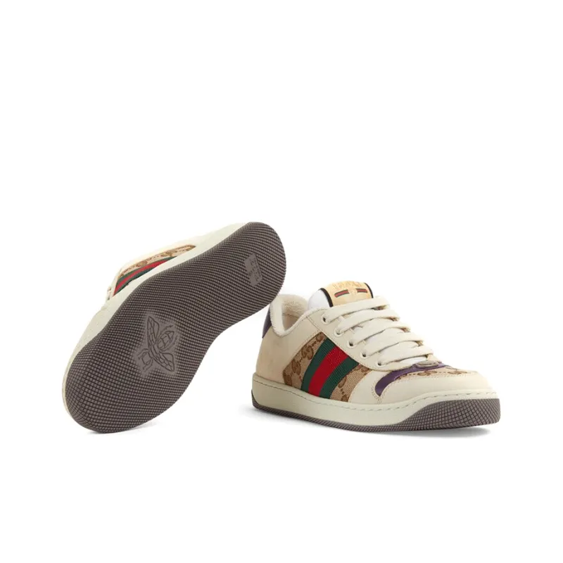 GUCCI Women's Screener 'GG Canvas Beige' Women's-4