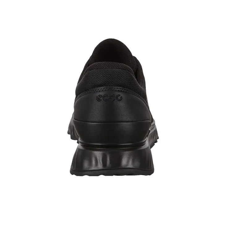 Ecco Exostride Cushioning Anti Slip And Wear Resistant Low Top Athletic Shoes Men's Black-3