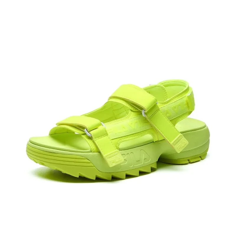 FILA Disruptor Sports Sandals Gs Yellow Women's-1