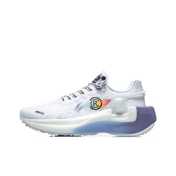 LiNing Ranger Essential Anti Slip Wear Resistant Low Top Running Shoes Women's White Light Purple