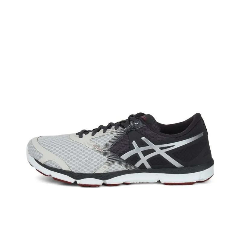 Asics 33-DFA Wear-Resistant Low-Top Running Shoes Men's Gray Black Silver-0