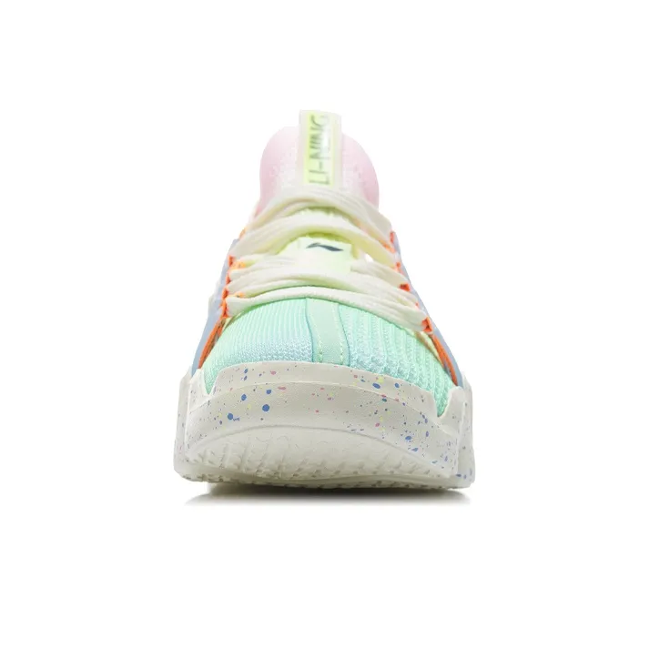LiNing Phantom Stinger Low Top Running Shoes Women's Snow Purple Blue-3