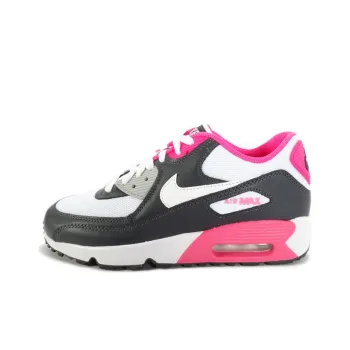 Nike Air Max 90 Mesh Black White Pink GS