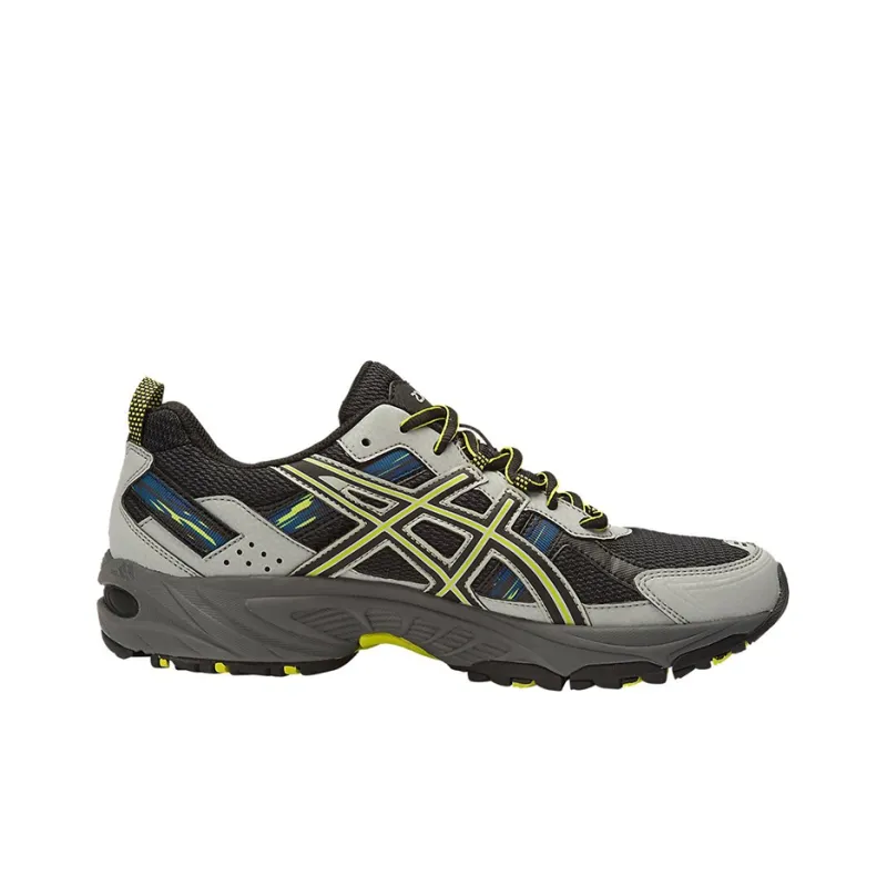 Asics Gel-Venture 5 Gel-Venture 5 Low-Top Running Shoes Men's Gray Yellow-1