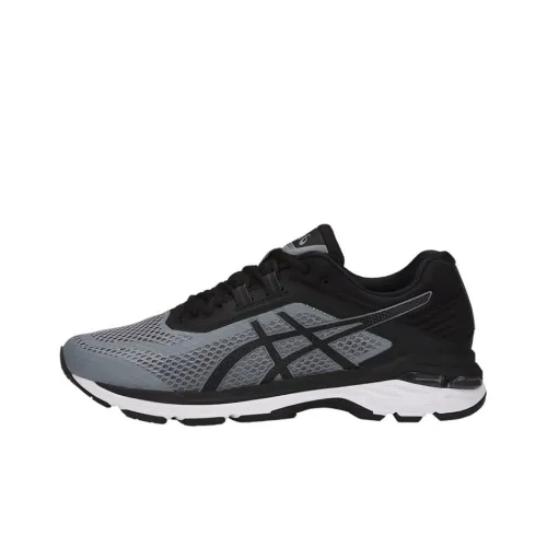 Asics Gt-2000 6 Low-Top Running Shoes Men's Black Gray