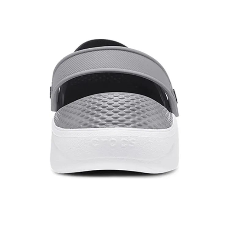 Crocs LiteRide Shoe Sandals Black Smoke Grey Unisex-3