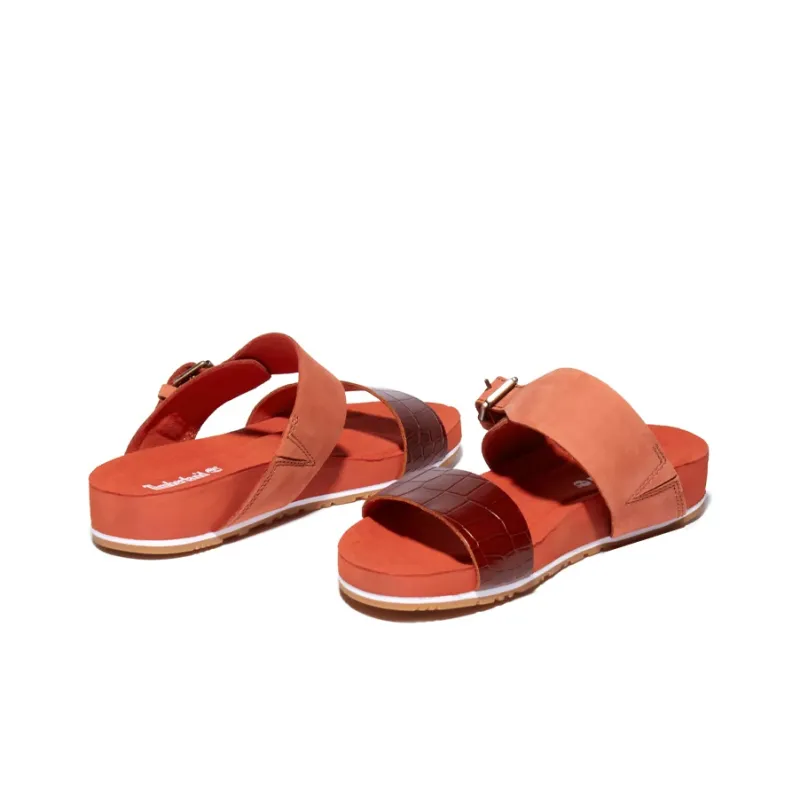 Timberland Malibu Waves Slide Slippers Women's Russet-4