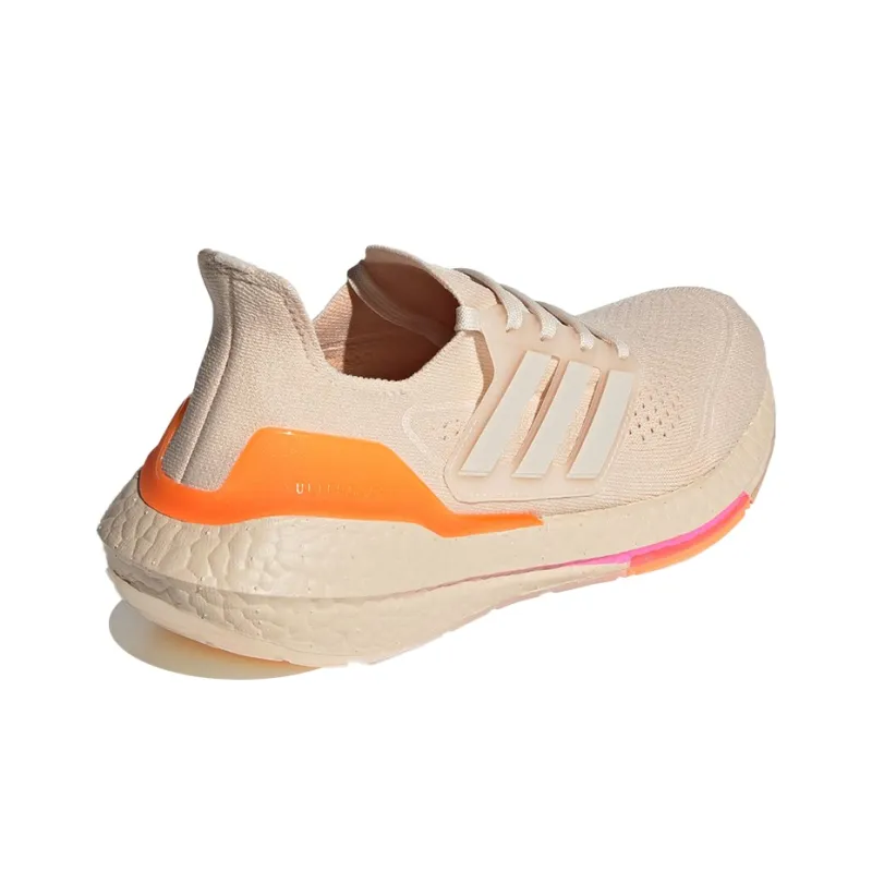 Adidas Ultra Boost 21 Halo Ivory Ultra Pop Women's-3