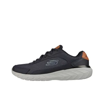 Skechers Overhaul 2.0 Enforcer Cushioning Anti-Slip And Wear-Resistant Low-Top Casual Shoes Men's Black
