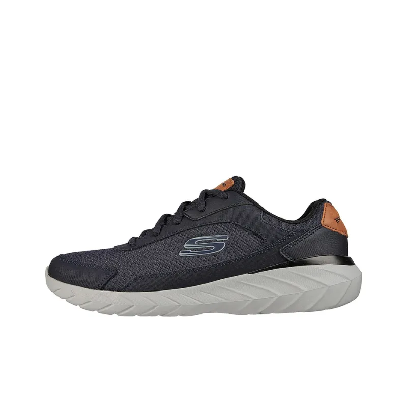 Skechers Overhaul 2.0 Enforcer Cushioning Anti-Slip And Wear-Resistant Low-Top Casual Shoes Men's Black-0