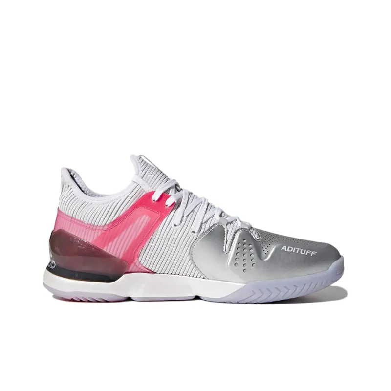Adidas Adizero Ubersonic 2 Tennis Shoes Silver-1