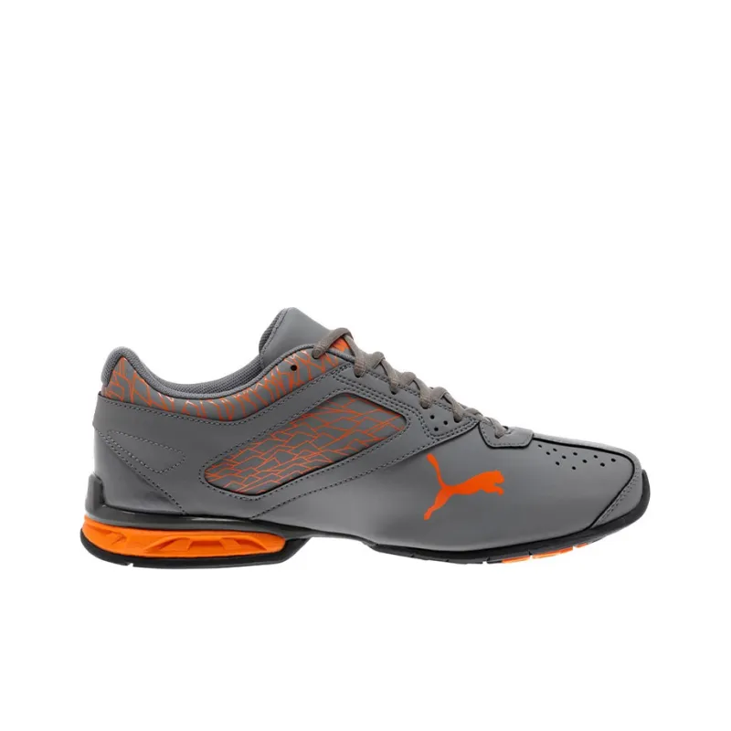 PUMA Tazon 6 Running Shoes Men Low-Top Gray/Orange-1