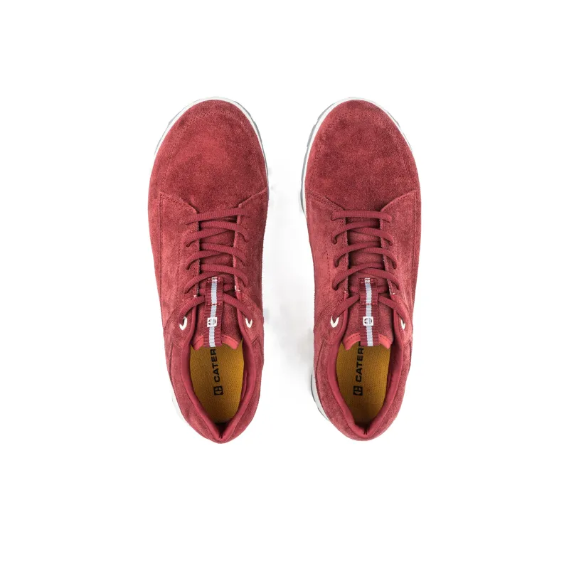 CAT Casual Shoes Unisex Low Top Red-2