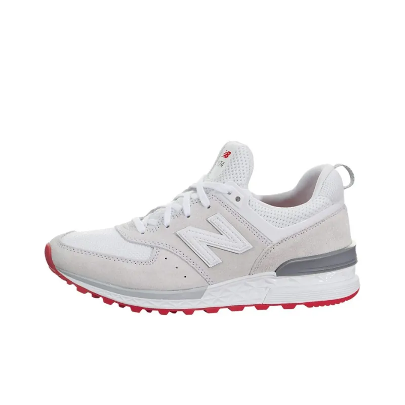 New Balance 574 Sport Off White Red Women's-0