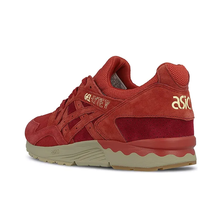 Asics Gel-Lyte 5 Anti-Slip Wear-Resistant Low-Top Running Shoes Men's China Red-3