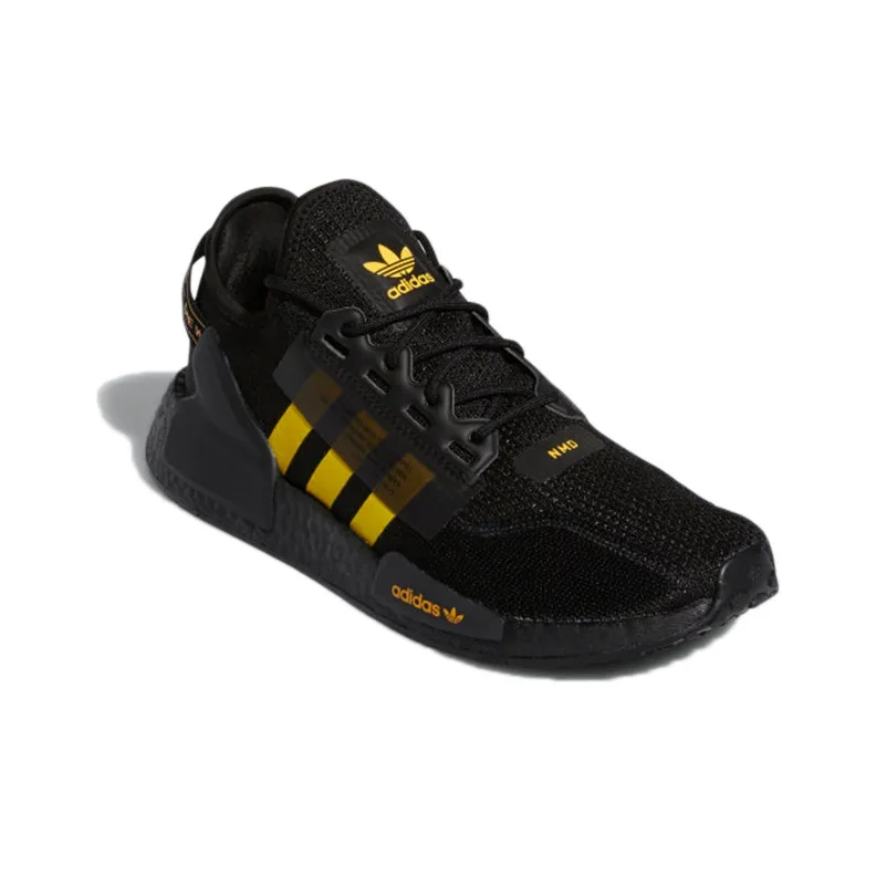 Adidas Originals Nmd R1 V2 Core Black Solar Gold-2