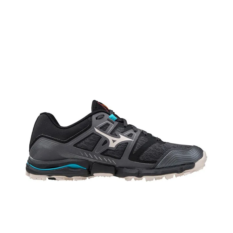 Mizuno Anti Slip And Wear Resistant Breathable Low Top Running Shoes Women's Gray Black Blue-1