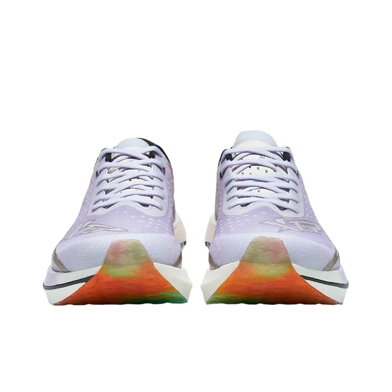 XTEP 160X 2.0 Anti Slip And Wear Resistant Rebound Low Top Running Shoes Women's Violet Blue Pure White Pink New-3