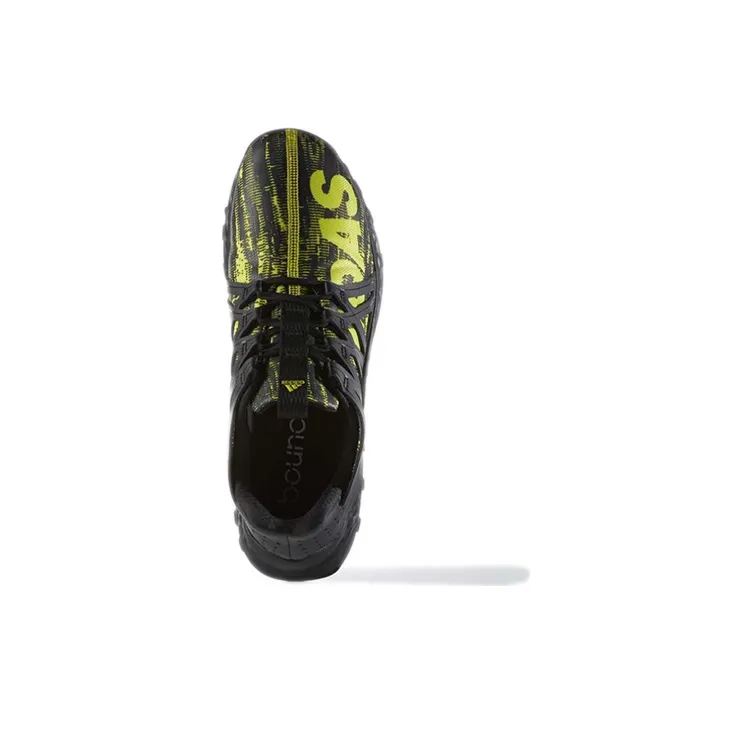Adidas Vigor Bounce Running Shoes Men Low-Top Black/Yellow-4