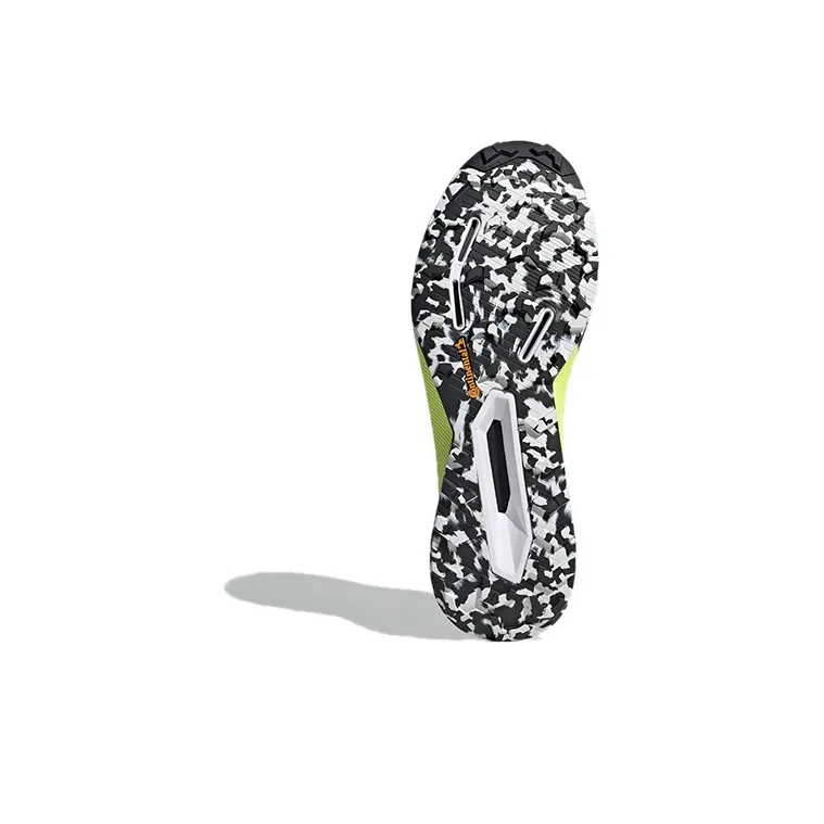 Adidas Terrex Agravic Ultra Trail 'Grey Solar Yellow'-5