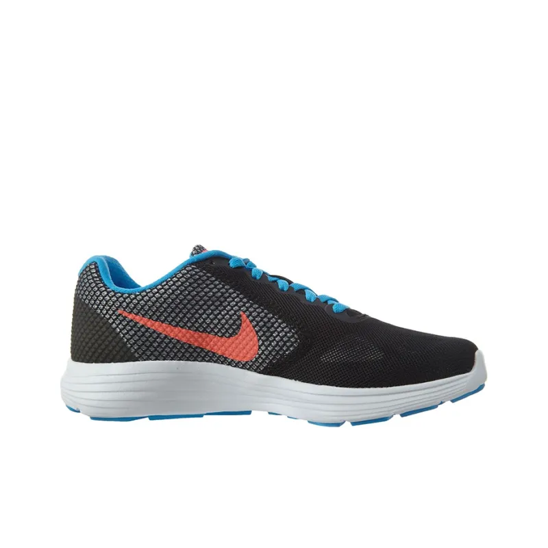 Nike REVOLUTION 3 Cushioning Anti-Slip And Wear-Resistant Low-Top Running Shoes Men's Black Blue-1
