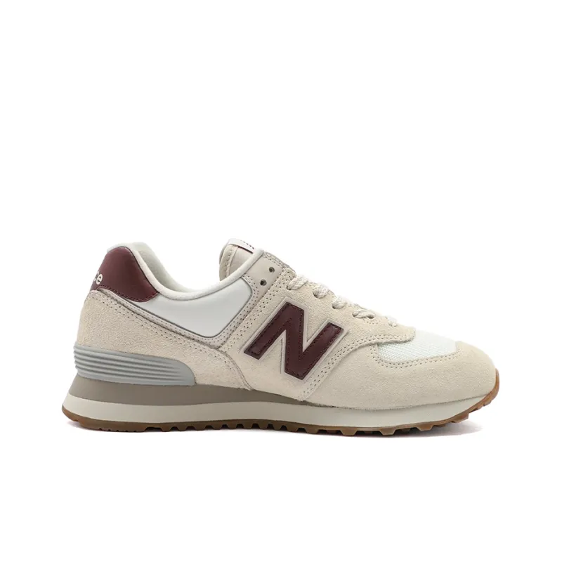 New Balance 574 Moonbeam Burgundy Women's-1
