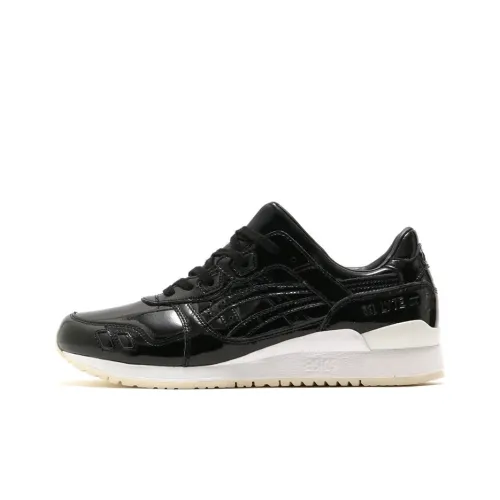 Asics Gel-Lyte 3 Wear-resistant And Lightweight Low-Top Running Shoes Men's Black White
