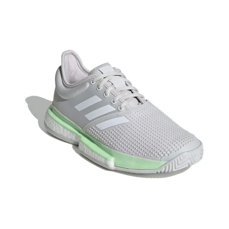 Adidas SoleCourt 'Glow Green' Women's-1